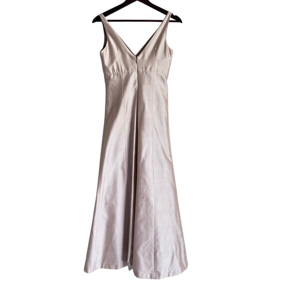 Jenny Yoo Tan Gown Ball Dress Gala Long A Line Size 0 Tan - Picture 5 of 9